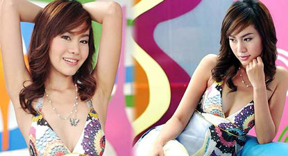 Nadia hot Thai TV hostess