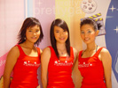 Cut Thai girls at Bangkok Internet fair