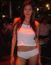 Irene Fah ready for wet t-shirt contest