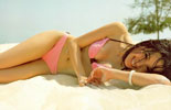 White sand pink bikini