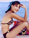 Ping Pimpaporn on beach
