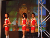 Hottie Thai models at the Bangkok Motor Show