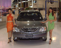 Hottie Thai models at the Bangkok Motor Show