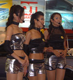 Aeroliner Girls - sexy Thai models demonstrate truck bed liners