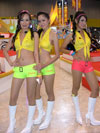 Lime green yellow hottie outfits