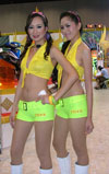 Tiger motorcycle girls