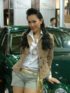 Jaquar motor expo girl