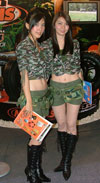 Cute Thai army girls