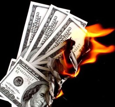 burning-dollars